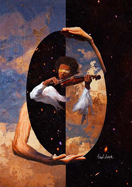 Celestial Violinist: Harmony of Worlds