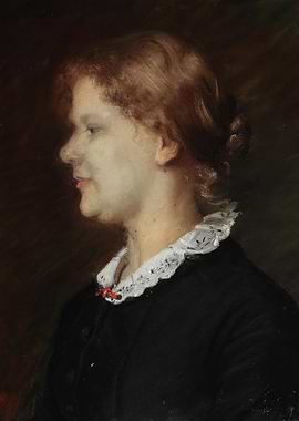 Portrait of a Woman in Profile