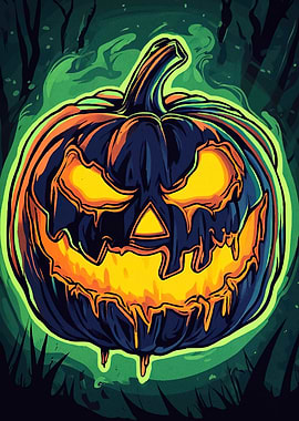 Spooky Halloween Pumpkin
