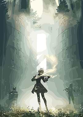 Nier Automata 2B Violin Performance