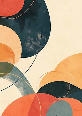 Abstract Circles Art