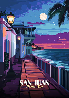 San Juan, Puerto Rico Nightscape