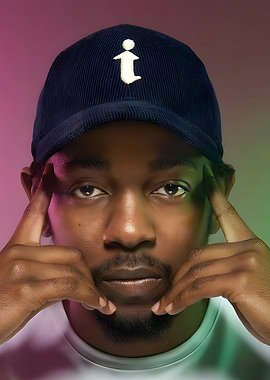 Close-up Portrait of Man with Cap