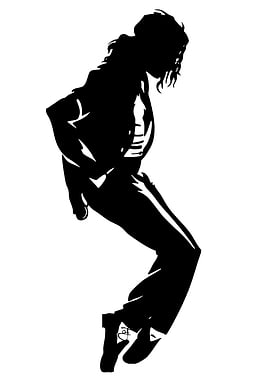 Michael Jackson Silhouette Dance Pose
