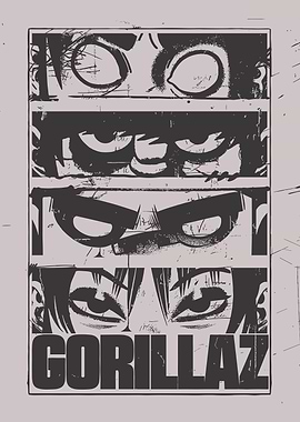 Gorillaz Eyes Band Rock Music