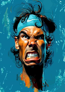 Rafael Nadal Intense Portrait