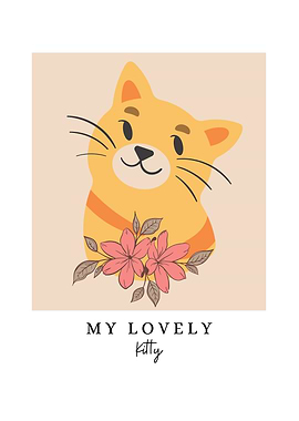 My Lovely Kitty Illustration