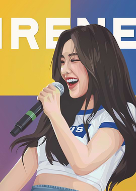 Irene Red Velvet Vector Portrait