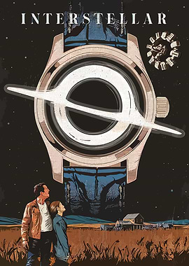 Interstellar Movie Poster Art