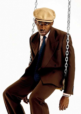 Tyler, the Creator on a Swing