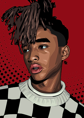 Jaden Smith Portrait Digital Art