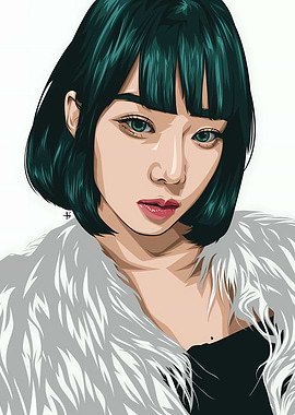 winter aespa illustration