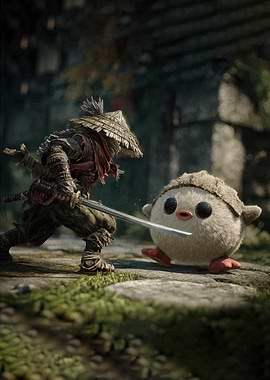 Samurai vs. Cute Creature