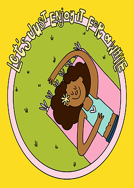 Enjoy the Moment Illustration