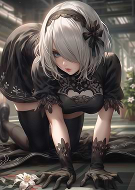 2B Nier Automata Fanart