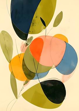 Abstract Floral Composition