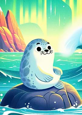 Cute Seal Rock