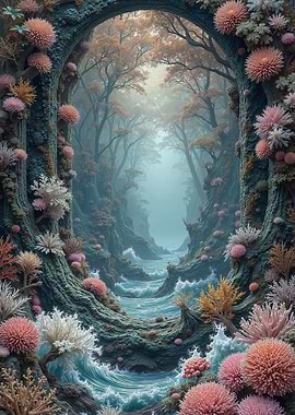 Enchanted Forest River Archway