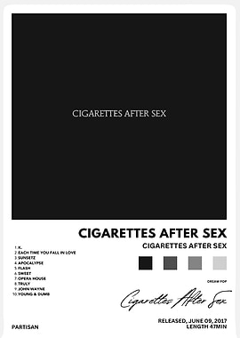 Cigarettes After Sex Album Cover