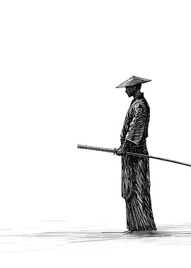 Samurai Warrior with Katana