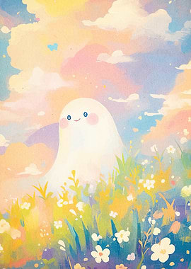 Ghost Pastel Meadow