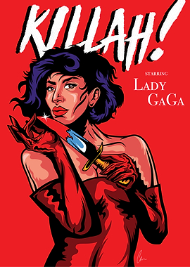 Lady Gaga Illustration