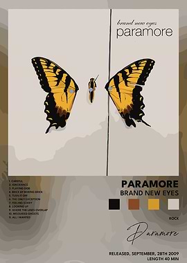 Paramore Brand New Eyes Album Cover