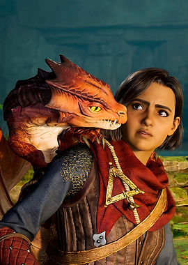 Split Fiction with Dragon Companion