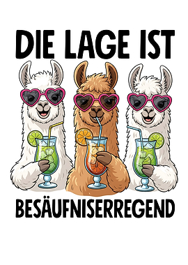 Llama Party with Cocktails