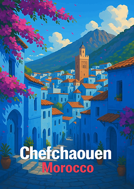Chefchaouen, Morocco: Blue Cityscape