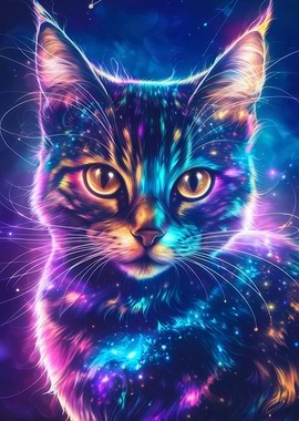 Cosmic Cat Portrait