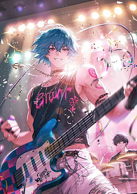 Anime Rock Band Performance
