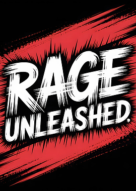 Rage Unleashed Motivational Poster