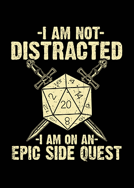 Epic Side Quest D20 Dice