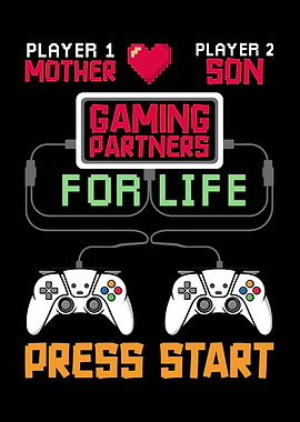 Mother and Son Gaming Partners