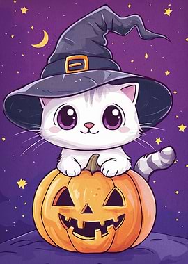 Halloween Cat Pumpkin