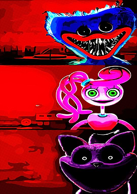 Poppy Playtime Characters Collage