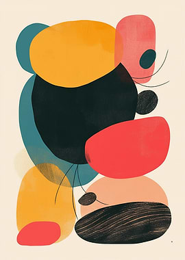 Abstract Shapes Composition