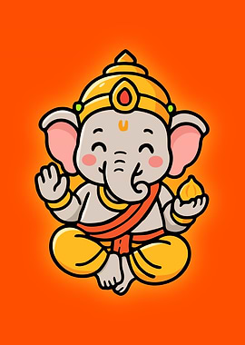 Happy Ganesh – Divine Blessings