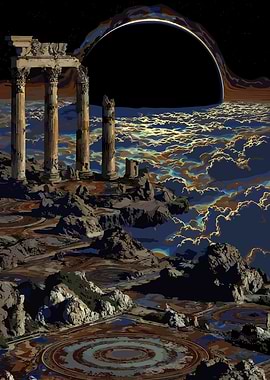 Ancient Ruins and Celestial Anomaly