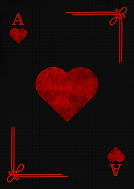 Ace of Hearts Playing Card