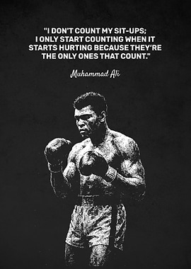The Ones That Count – Muhammad Ali Workout Quote