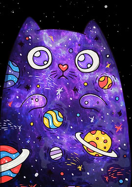 Cosmic Cat Cartoon