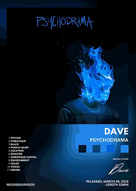 Dave Psychodrama Album Cover Art
