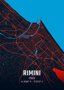 Rimini City Map