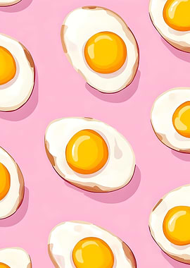 Sunny Side Up Eggs Pattern