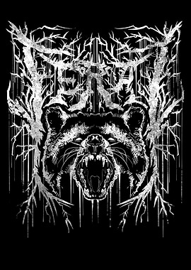 Raccoon Feral Aggression Metal