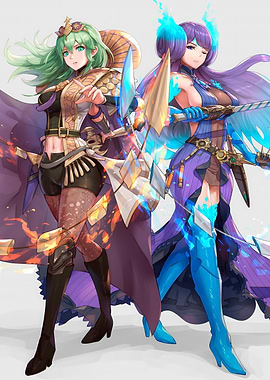 Warriors with spears