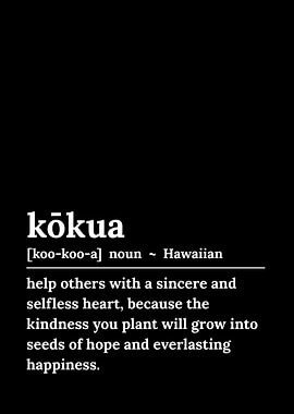 Kōkua Definition - Hawaiian Word