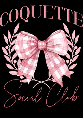 Coquette Social Club Pink Bow